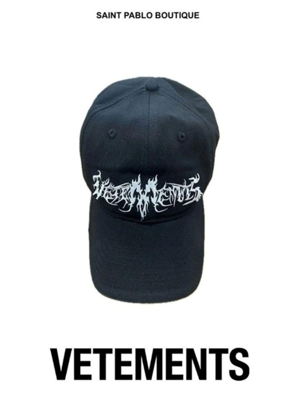 Vetements Goth Cap